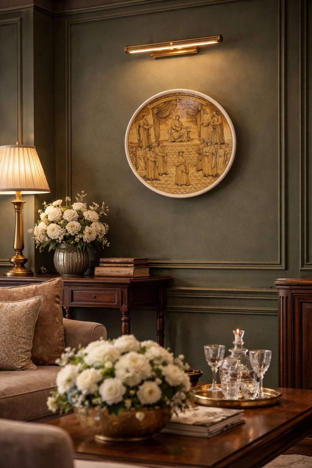 Wall Plate, hanging wall plate, Antique Wall Plate,home decor, Vintage wall hanging , mughal design